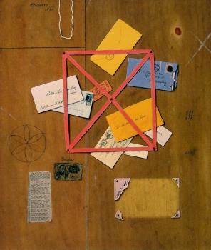 威廉 邁尅爾 哈尼特 The Artists Letter Rack 威廉 邁尅爾 哈尼特 The Artists Letter Rack